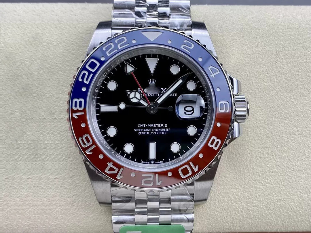 GMT MASTER II M126710BLRO-0001 C+ FACTORY BLACK DIAL